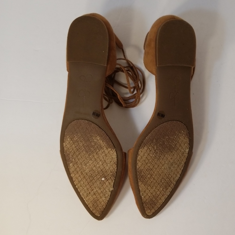 Jessica Simpson Zelssa ankle wrap flats - Picture 7 of 8
